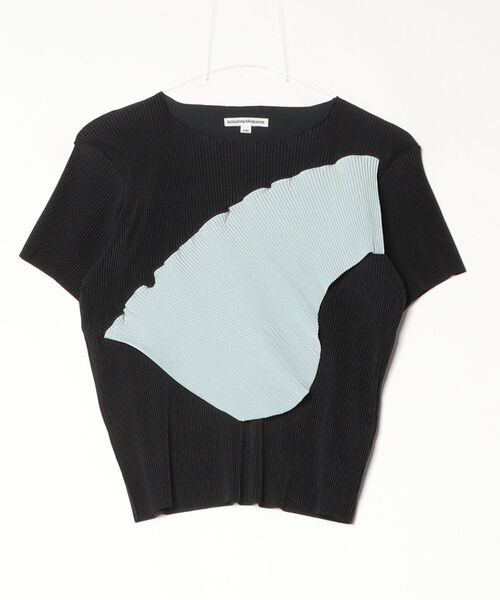 kotohayokozawa（コトハヨコザワ）の「TODO WAVE TOP *SHORT SLEEVE（Tシャツ/カットソー・メンズ・ホワイト/ベージュ/イエロー/ブラック/ライトブルー・FREE）」の2枚目の写真