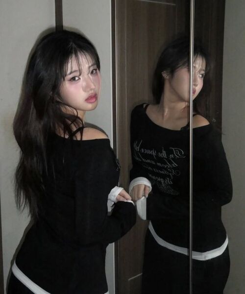 ROSEFRANTZ（ロゼフランツ）の「Lettering Angel Long Sleeve [Black]（Tシャツ/カットソー・レディース・ブラック・OS）」の17枚目の写真