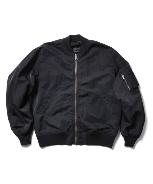 HOUSTON（ヒューストン）の「HOUSTON ガーメントダイ MA-1（MA-1・メンズ・グレー系その他/オリーブドラブ/ブラック・MEDIUM/X-LARGE/XX-LARGE）」の2枚目の写真