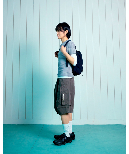 THECOLDESTMOMENT(ザコールデストモーメント)の「(w) TCM stripe round henley neck T (grey)(Tシャツ/カットソー・レディース・その他・SMALL/MEDIUM)」の13枚目の写真