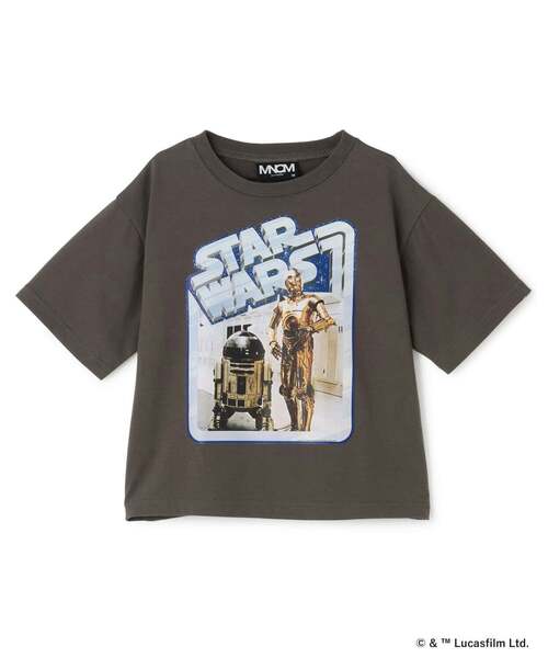 b・ROOM（ビールーム）の「【STAR WARS】【防汚・速乾・型崩れしない】アソートプリントTシャツ【MNCM】（Tシャツ/カットソー・キッズ・チャコール/オフホワイト/カーキ/ブラック・150cm/130cm/140cm/120cm）」の14枚目の写真