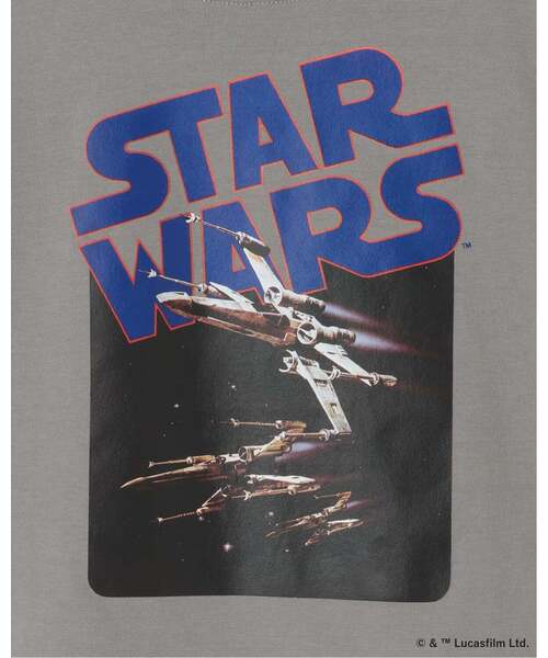 b・ROOM（ビールーム）の「【STAR WARS】【防汚・速乾・型崩れしない】アソートプリントTシャツ【MNCM】（Tシャツ/カットソー・キッズ・チャコール/オフホワイト/カーキ/ブラック・150cm/130cm/140cm/120cm）」の11枚目の写真