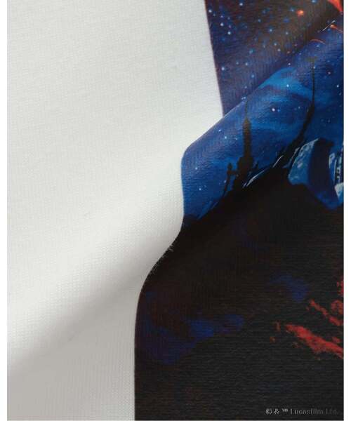b・ROOM（ビールーム）の「【STAR WARS】【防汚・速乾・型崩れしない】アソートプリントTシャツ【MNCM】（Tシャツ/カットソー・キッズ・チャコール/オフホワイト/カーキ/ブラック・150cm/130cm/140cm/120cm）」の6枚目の写真
