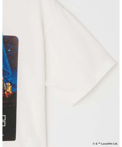 b・ROOM（ビールーム）の「【STAR WARS】【防汚・速乾・型崩れしない】アソートプリントTシャツ【MNCM】（Tシャツ/カットソー・キッズ・チャコール/オフホワイト/カーキ/ブラック・150cm/130cm/140cm/120cm）」の5枚目の写真