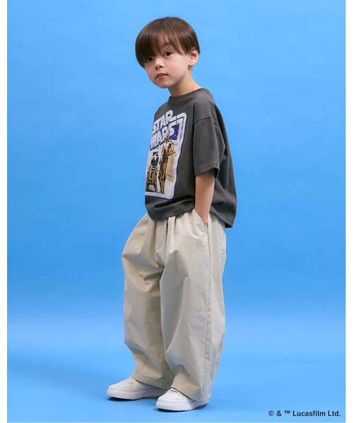 b・ROOM（ビールーム）の「【STAR WARS】【防汚・速乾・型崩れしない】アソートプリントTシャツ【MNCM】（Tシャツ/カットソー・キッズ・チャコール/オフホワイト/カーキ/ブラック・150cm/130cm/140cm/120cm）」の20枚目の写真
