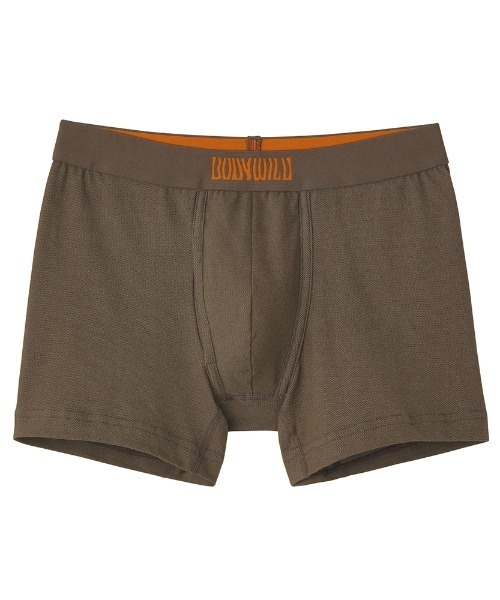 BODY WILD(ボディーワイルド)の「BODY WILD by BEAMS DESIGN ボクサーパンツ デニム調(ボクサーパンツ・メンズ・ダークブラウン/ベージュ/ブラック/サックスブルー・MEDIUM/LARGE)」の2枚目の写真