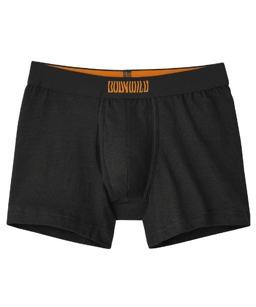 BODY WILD(ボディーワイルド)の「BODY WILD by BEAMS DESIGN ボクサーパンツ デニム調(ボクサーパンツ・メンズ・ダークブラウン/ベージュ/ブラック/サックスブルー・MEDIUM/LARGE)」の1枚目の写真