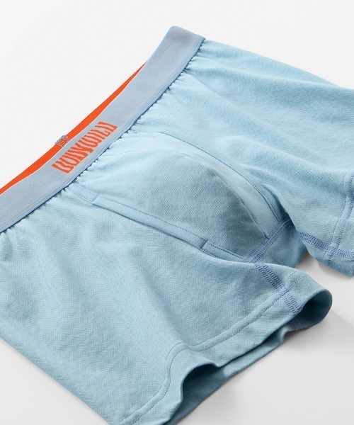 BODY WILD(ボディーワイルド)の「BODY WILD by BEAMS DESIGN ボクサーパンツ デニム調(ボクサーパンツ・メンズ・ダークブラウン/ベージュ/ブラック/サックスブルー・MEDIUM/LARGE)」の7枚目の写真