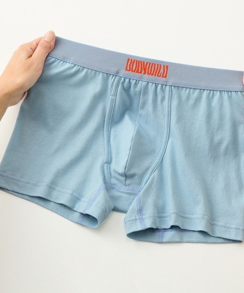BODY WILD(ボディーワイルド)の「BODY WILD by BEAMS DESIGN ボクサーパンツ デニム調(ボクサーパンツ・メンズ・ダークブラウン/ベージュ/ブラック/サックスブルー・MEDIUM/LARGE)」の9枚目の写真