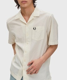 FRED PERRY（フレッドペリー）の「先行予約受付中/Seersucker Revere Collar Shirt/シアサッカーオープンカラーシャツ（シャツ/ブラウス）」