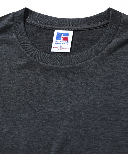 FREAK'S STORE（フリークスストア）の「限定展開 RUSSELL ATHLETIC×FREAK'S STORE ラッセル アスレチック 別注 Dry-Power ポケットTシャツ 吸湿速乾 消臭 ストレッチ（Tシャツ/カットソー・メンズ・アッシュグレー/チャコールグレー/ホワイト・SMALL/LARGE/MEDIUM）」の8枚目の写真
