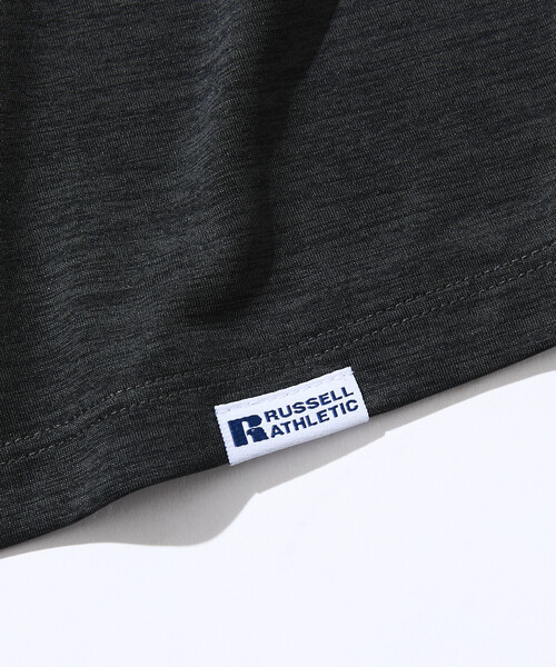 FREAK'S STORE（フリークスストア）の「限定展開 RUSSELL ATHLETIC×FREAK'S STORE ラッセル アスレチック 別注 Dry-Power ポケットTシャツ 吸湿速乾 消臭 ストレッチ（Tシャツ/カットソー・メンズ・アッシュグレー/チャコールグレー/ホワイト・SMALL/LARGE/MEDIUM）」の10枚目の写真
