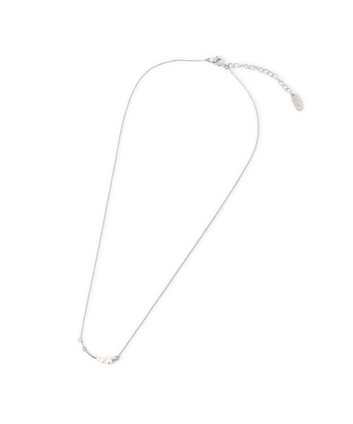 ROPE' PICNIC（ロペピクニック）の「パールカーブラインショートネックレス（ネックレス・レディース・シルバー/ゴールド・FREE）」の10枚目の写真