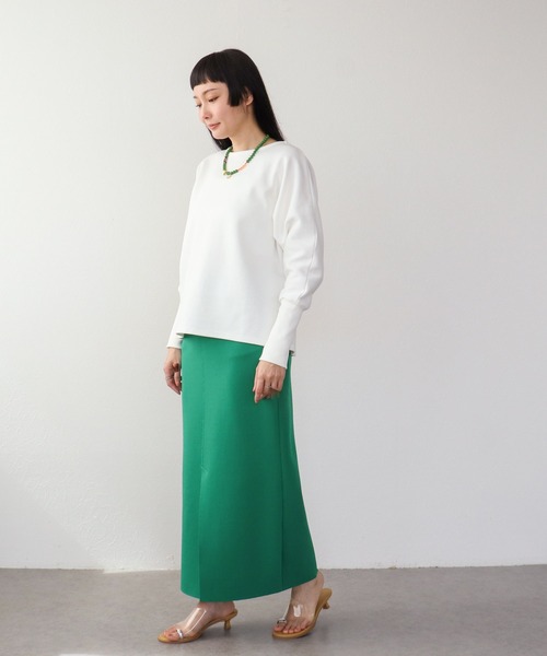 Three Four Time（ｽﾘｰﾌｫｰﾀｲﾑ）の「サカリバドルマンバックＺＩＰＰ（Tシャツ/カットソー・レディース・ブラック/オフホワイト・FREE）」の8枚目の写真