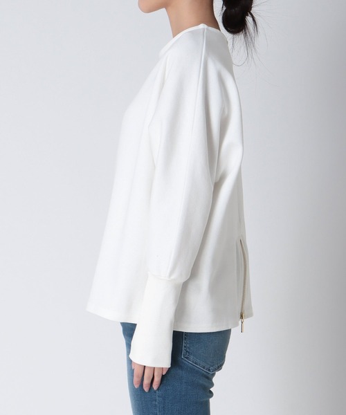 Three Four Time（ｽﾘｰﾌｫｰﾀｲﾑ）の「サカリバドルマンバックＺＩＰＰ（Tシャツ/カットソー・レディース・ブラック/オフホワイト・FREE）」の15枚目の写真