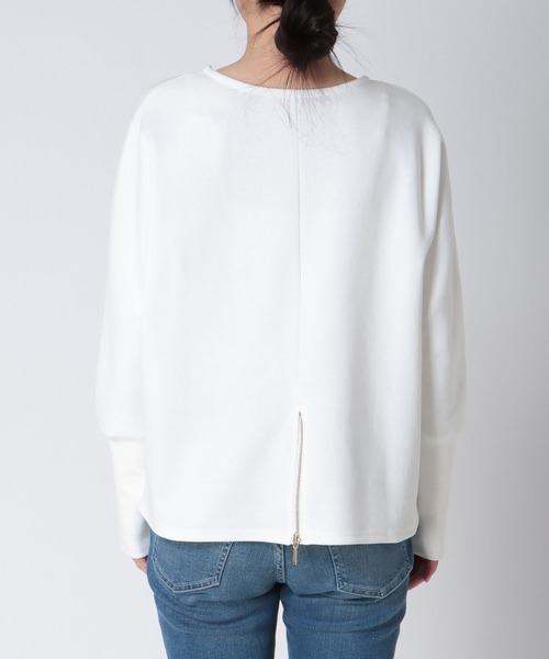 Three Four Time（ｽﾘｰﾌｫｰﾀｲﾑ）の「サカリバドルマンバックＺＩＰＰ（Tシャツ/カットソー・レディース・ブラック/オフホワイト・FREE）」の16枚目の写真