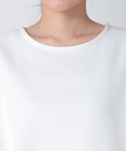 Three Four Time（ｽﾘｰﾌｫｰﾀｲﾑ）の「サカリバドルマンバックＺＩＰＰ（Tシャツ/カットソー・レディース・ブラック/オフホワイト・FREE）」の17枚目の写真