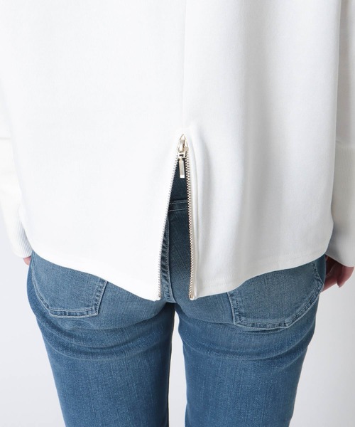 Three Four Time（ｽﾘｰﾌｫｰﾀｲﾑ）の「サカリバドルマンバックＺＩＰＰ（Tシャツ/カットソー・レディース・ブラック/オフホワイト・FREE）」の19枚目の写真