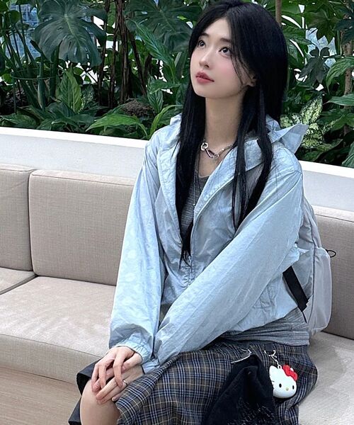 AMESWORLDWIDE（アメスワールドワイド）の「GLOSSY DOT WINDBREAKER BLUE（ナイロンジャケット・レディース・その他・FREE）」の18枚目の写真