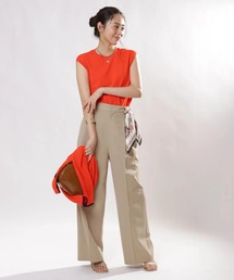 JUSGLITTY | スカーフ付セミワイドパンツ(その他パンツ)