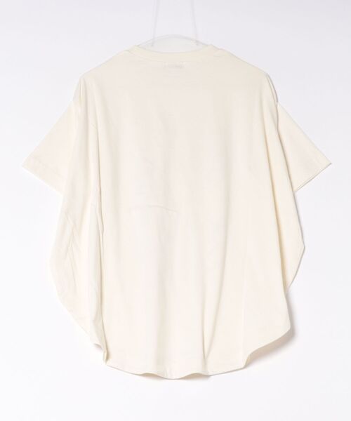 unica（ユニカ）の「フラワーアートサークルTシャツ  laides（Tシャツ/カットソー・レディース・ピンク/ブラック/オフホワイト・F）」の4枚目の写真