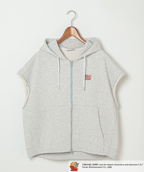 niko and...（ニコアンド）の「【トムとジェリー】コラボ フーディベスト（ベスト・レディース・グレー/ネイビー・FREE）」の16枚目の写真