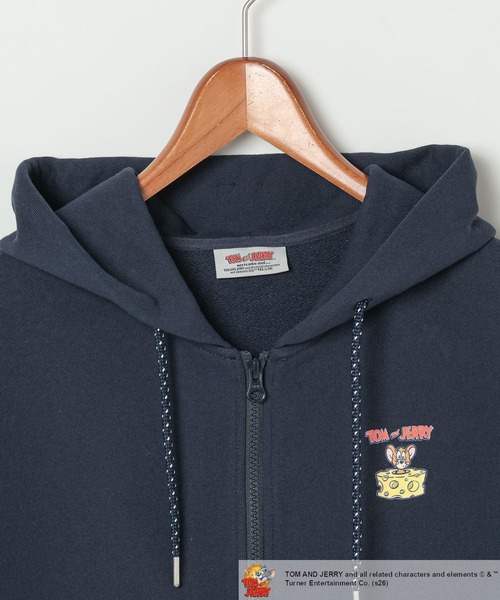 niko and...（ニコアンド）の「【トムとジェリー】コラボ フーディベスト（ベスト・レディース・グレー/ネイビー・FREE）」の20枚目の写真