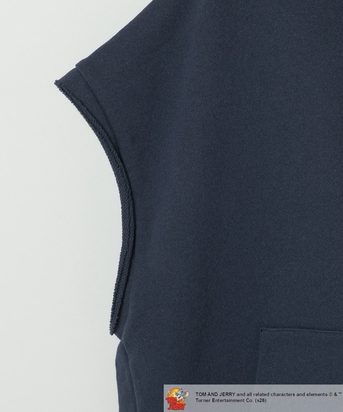 niko and...（ニコアンド）の「【トムとジェリー】コラボ フーディベスト（ベスト・レディース・グレー/ネイビー・FREE）」の22枚目の写真