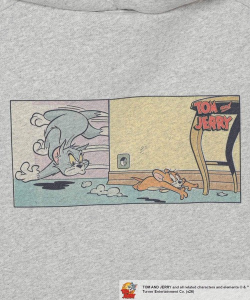 niko and...（ニコアンド）の「【トムとジェリー】コラボ フーディベスト（ベスト・レディース・グレー/ネイビー・FREE）」の9枚目の写真