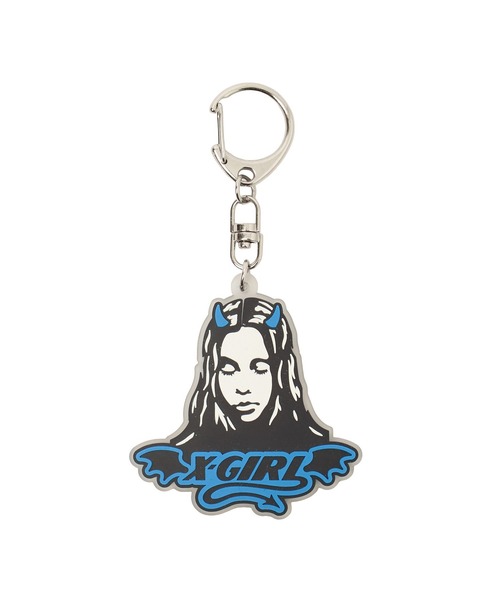 DEVIL FACE RUBBER KEY CHARM（キーホルダー）｜X-girl（エックス