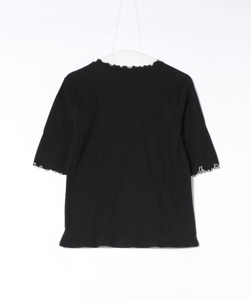Bou Jeloud(ブージュルード)の「ハーフスリーブカットソー(Tシャツ/カットソー・レディース・B/ブラック/カーキ/アイボリー/グリーン/A・LARGE/MEDIUM)」の19枚目の写真