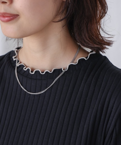Bou Jeloud(ブージュルード)の「ハーフスリーブカットソー(Tシャツ/カットソー・レディース・B/ブラック/カーキ/アイボリー/グリーン/A・LARGE/MEDIUM)」の18枚目の写真