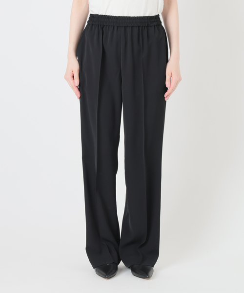 SLOBE IENA（スローブイエナ）の「《4サイズ展開/》ピンタックセミフレアパンツ（その他パンツ・レディース・ブラック・36/38/40/34）」の9枚目の写真