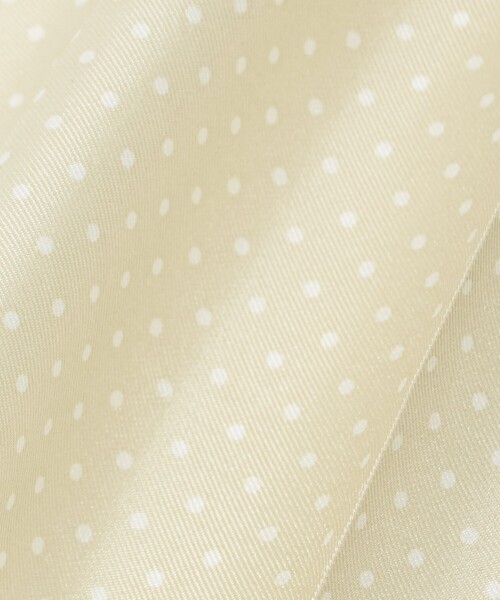 green label relaxing（グリーンレーベルリラクシング）の「GLR シルク ドット ポケットチーフ（ポケットチーフ・メンズ・ベージュ/ネイビー/ホワイト/シルバー・FREE）」の14枚目の写真