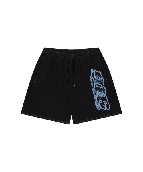 HDEX（エイチデックス）の「クリア916ワッフルショーツ(ブラック)（その他パンツ・メンズ・ブラック・MEDIUM/LARGE/X-LARGE/2XL）」の3枚目の写真