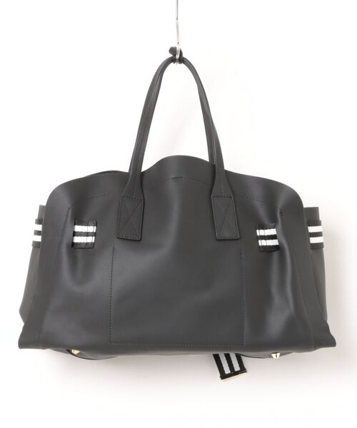 Scrap Book（スクラップブック）の「【atneK】ラインベルトトートバッグ（トートバッグ・レディース・ブラック・FREE）」の2枚目の写真