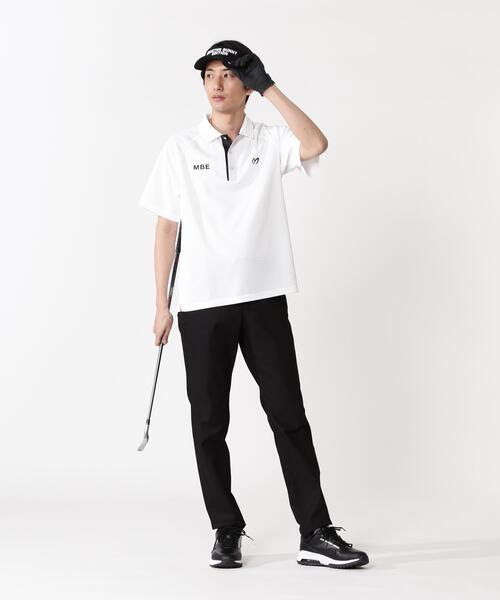 MASTER BUNNY EDITION（マスターバニーエディション）の「【MASTER BUNNY EDITION】格子ジャガード半袖ポロシャツ（ポロシャツ・メンズ・ホワイト・MEDIUM）」の6枚目の写真