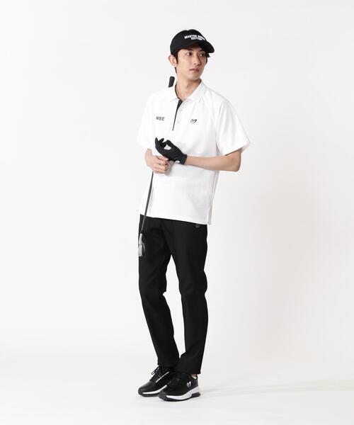 MASTER BUNNY EDITION（マスターバニーエディション）の「【MASTER BUNNY EDITION】格子ジャガード半袖ポロシャツ（ポロシャツ・メンズ・ホワイト・MEDIUM）」の7枚目の写真