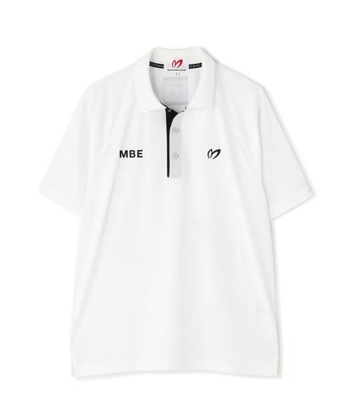 MASTER BUNNY EDITION（マスターバニーエディション）の「【MASTER BUNNY EDITION】格子ジャガード半袖ポロシャツ（ポロシャツ・メンズ・ホワイト・MEDIUM）」の4枚目の写真