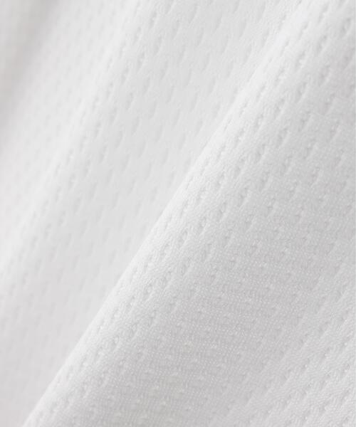 MASTER BUNNY EDITION（マスターバニーエディション）の「【MASTER BUNNY EDITION】格子ジャガード半袖ポロシャツ（ポロシャツ・メンズ・ホワイト・MEDIUM）」の5枚目の写真