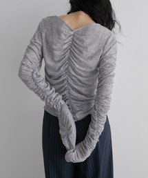 Aunt Marie's（アントマリーズ）の「シャーリングシアートップス（Tシャツ/カットソー）」