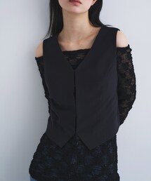 CODE A | front hook short vest(ベスト)