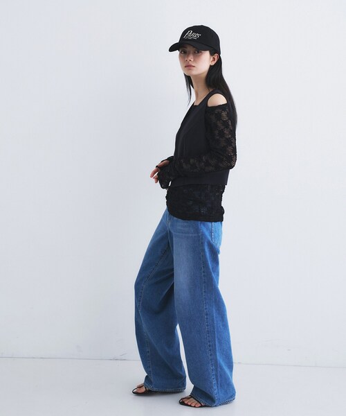 CODE A（コードエー）の「front hook short vest（ベスト・レディース・ブラック/ベージュ・00）」の11枚目の写真