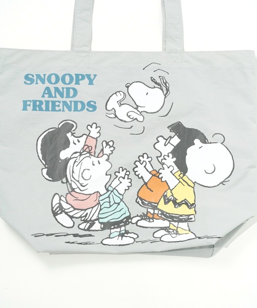 PEANUTS(ピーナッツ)の「"09"≪PEANUTS≫1ポケット ナイロン プリント トートバッグ(トートバッグ・レディース・ライラック/ベージュ/グレー・ONE SIZE)」の16枚目の写真