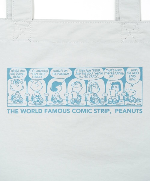 PEANUTS(ピーナッツ)の「"09"≪PEANUTS≫1ポケット ナイロン プリント トートバッグ(トートバッグ・レディース・ライラック/ベージュ/グレー・ONE SIZE)」の19枚目の写真