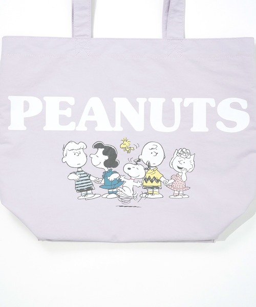 PEANUTS(ピーナッツ)の「"09"≪PEANUTS≫1ポケット ナイロン プリント トートバッグ(トートバッグ・レディース・ライラック/ベージュ/グレー・ONE SIZE)」の18枚目の写真