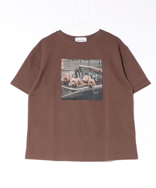 DONOBAN（ドノバン）の「レトロドッグフォトTee（Tシャツ/カットソー・レディース・ブラウン/ホワイト・ONE SIZE）」の15枚目の写真