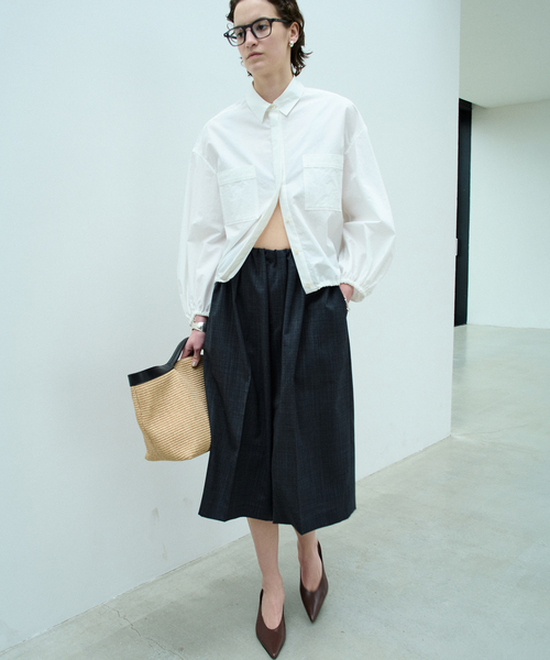VERMEIL par iena（ヴェルメイユパーイエナ）の「TanC TOKYO タンクトウキョウ Pinhead Quarter Rough パンツ TC26A-032（その他パンツ・レディース・チャコールグレー・X-SMALL/SMALL）」の15枚目の写真
