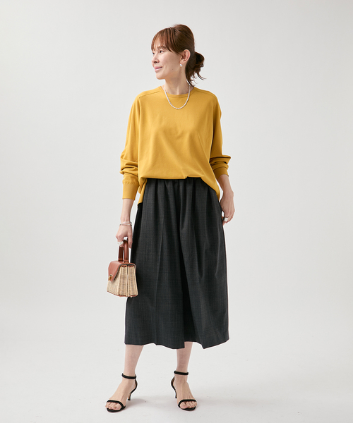 VERMEIL par iena（ヴェルメイユパーイエナ）の「TanC TOKYO タンクトウキョウ Pinhead Quarter Rough パンツ TC26A-032（その他パンツ・レディース・チャコールグレー・X-SMALL/SMALL）」の13枚目の写真