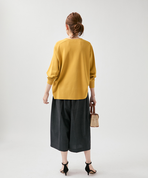 VERMEIL par iena（ヴェルメイユパーイエナ）の「TanC TOKYO タンクトウキョウ Pinhead Quarter Rough パンツ TC26A-032（その他パンツ・レディース・チャコールグレー・X-SMALL/SMALL）」の12枚目の写真